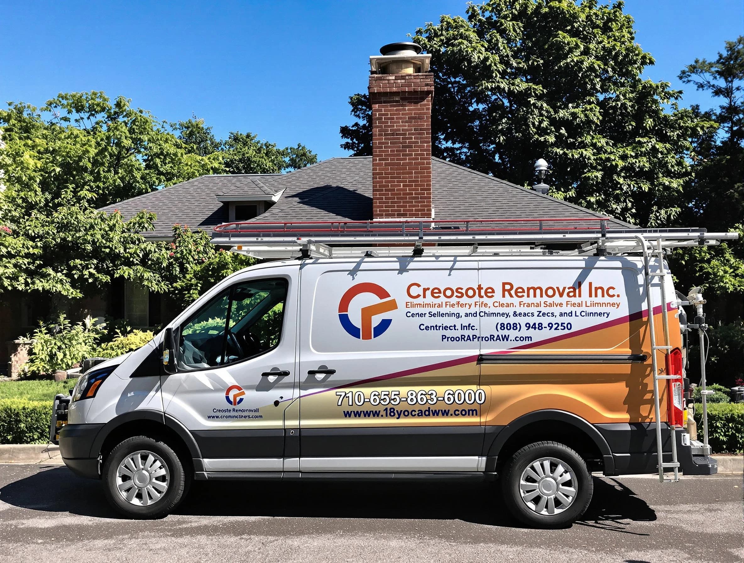 Hooper Chimney Sweep technician removing creosote safely in Hooper, UT