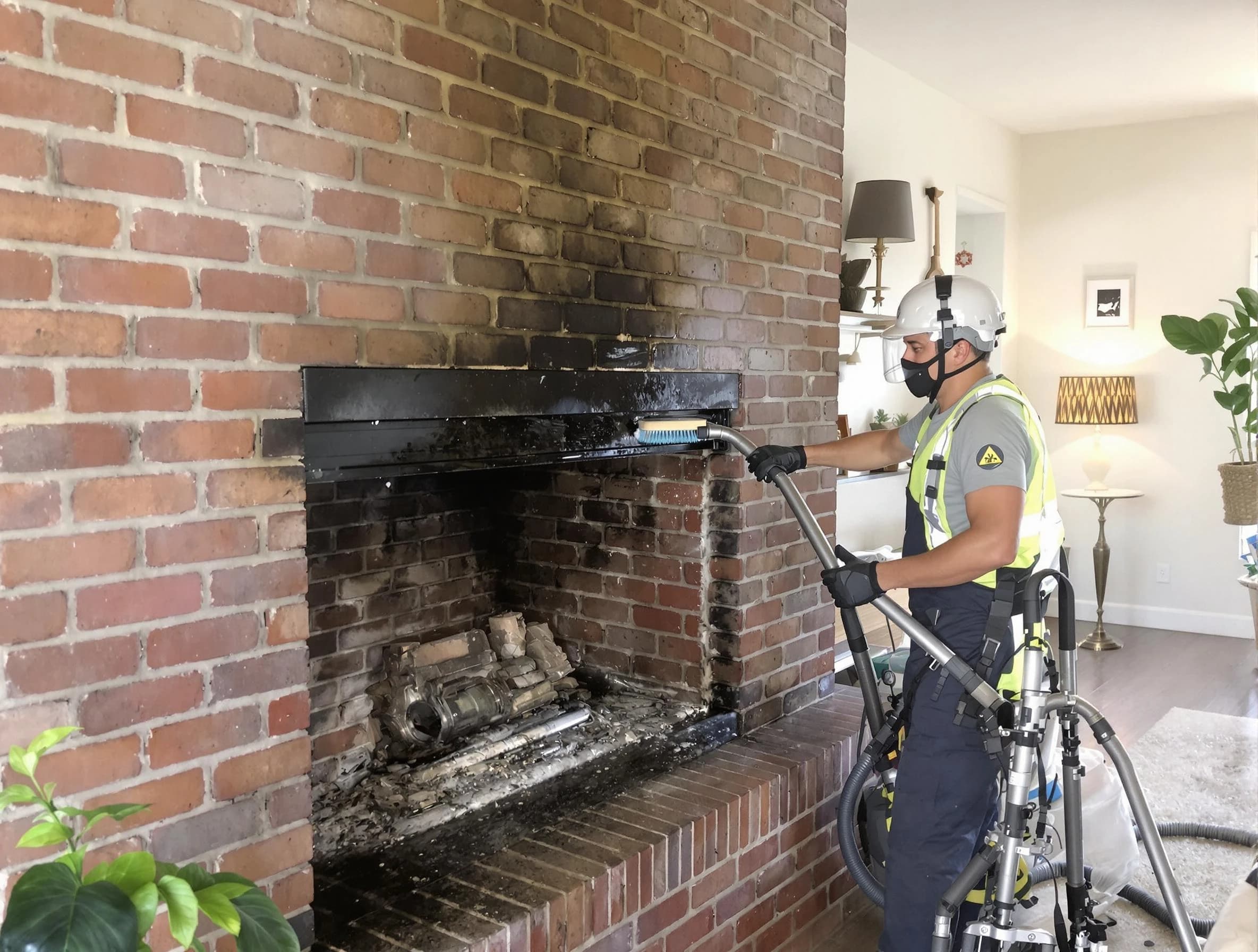 Hooper Chimney Sweep providing fireplace cleaning services in Hooper, UT