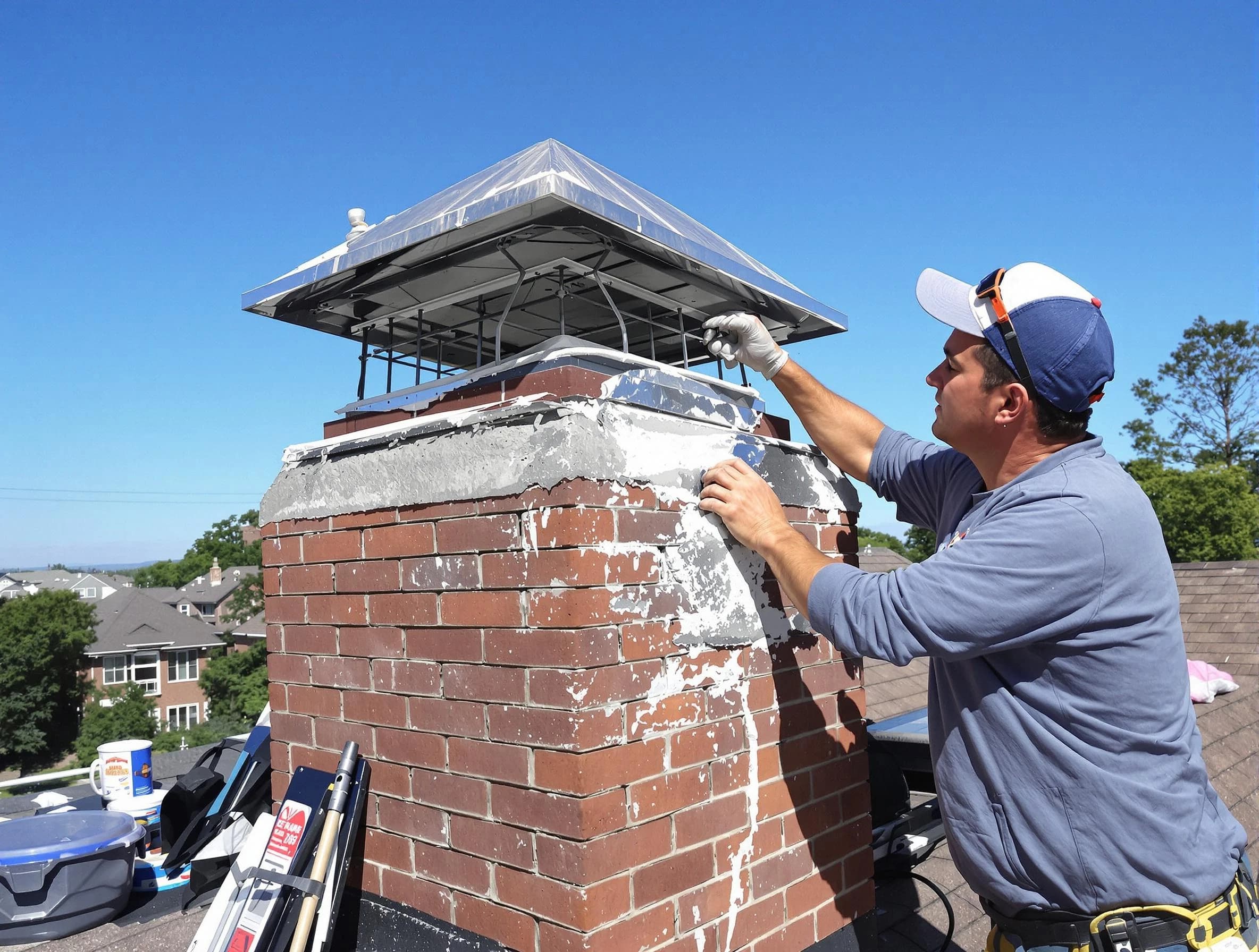 Chimney Crown Services service in Hooper, UT