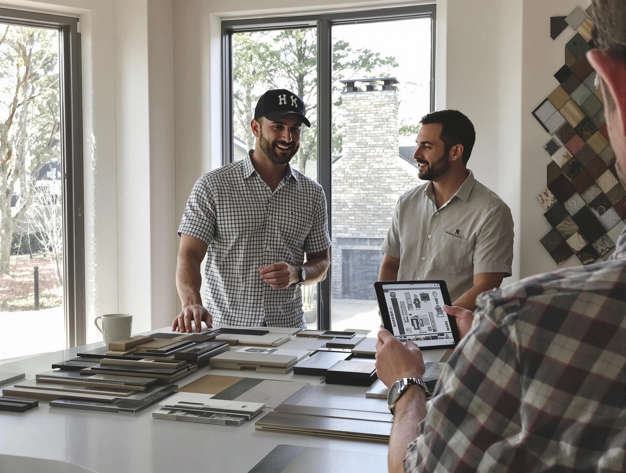 Hooper Chimney Sweep remodeling a chimney and fireplace in Hooper, UT